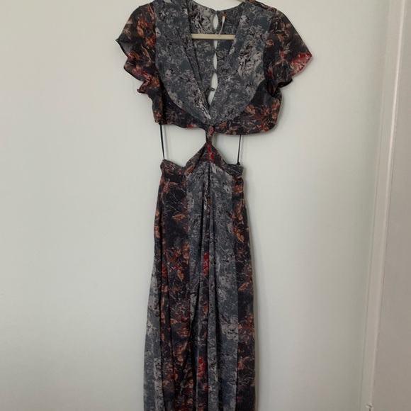 Free people flowy jasper midi dress size 8 - Picture 2 of 5
